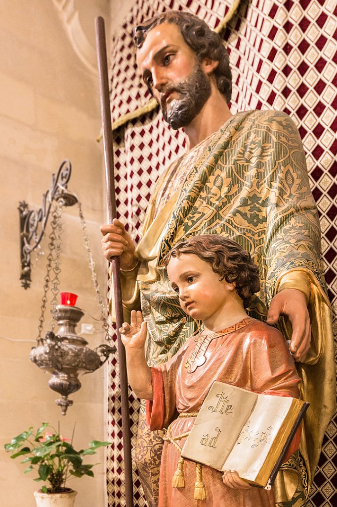 15 - CHIESA S.GIUSEPPE - STATUA DI S.GIUSEPPE CON IL BAMBINO.jpg